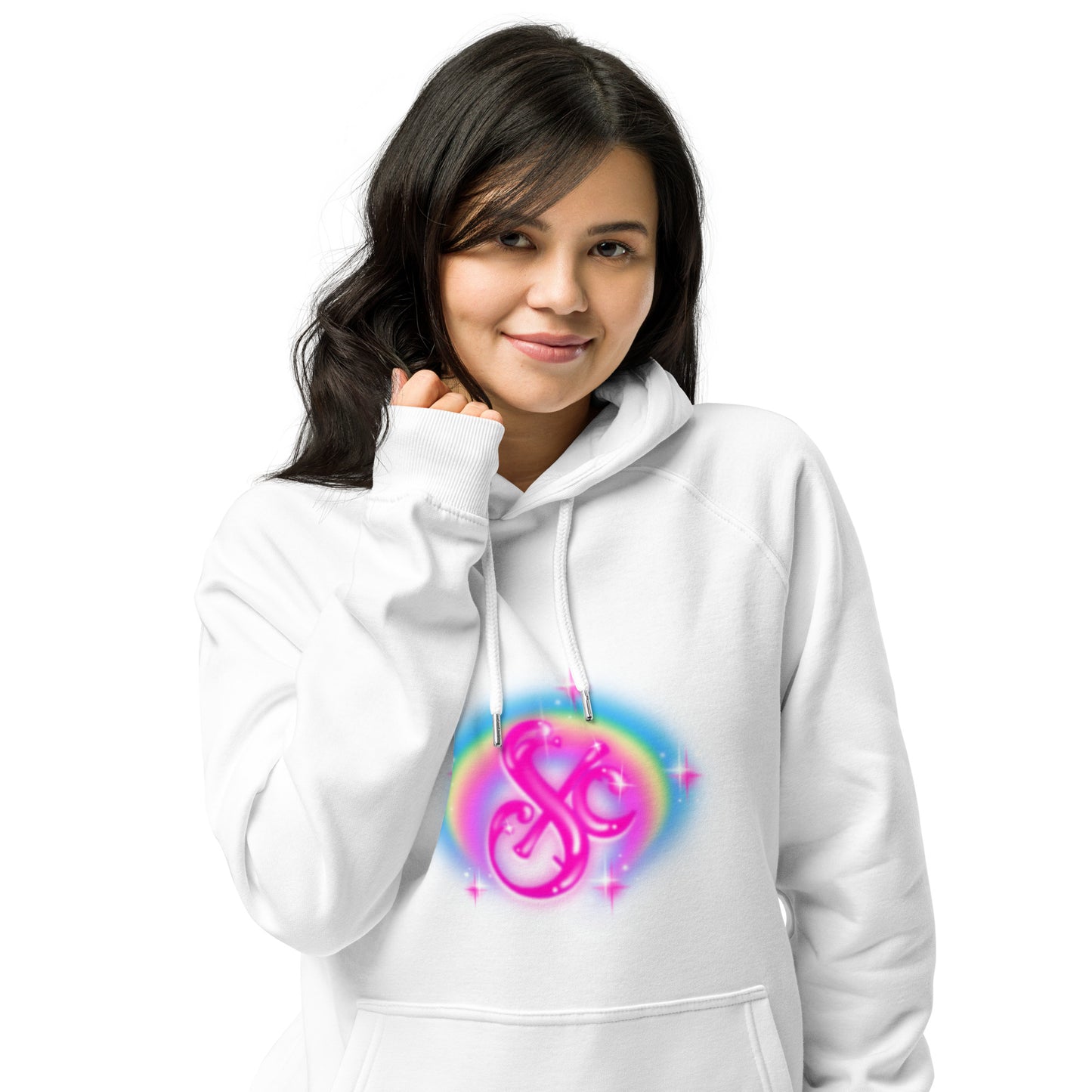 Unisex eco raglan hoodie