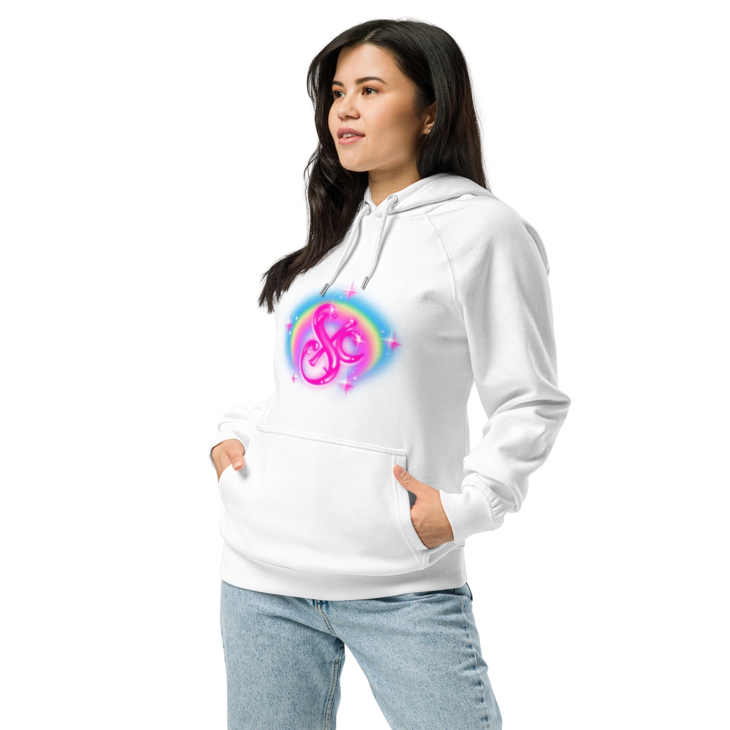 Unisex eco raglan hoodie